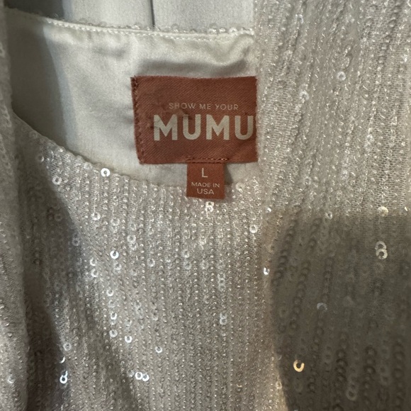 Show Me Your Mumu Sequin Crop Top + Blazer (Size L) - Picture 4 of 6